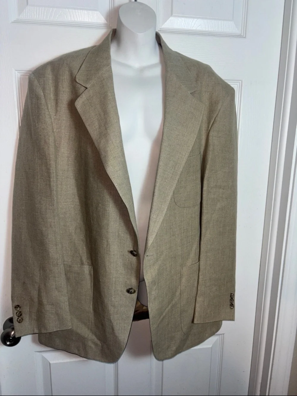 Banana Republic Men’s blazer 100% linen two button Suit Jacket